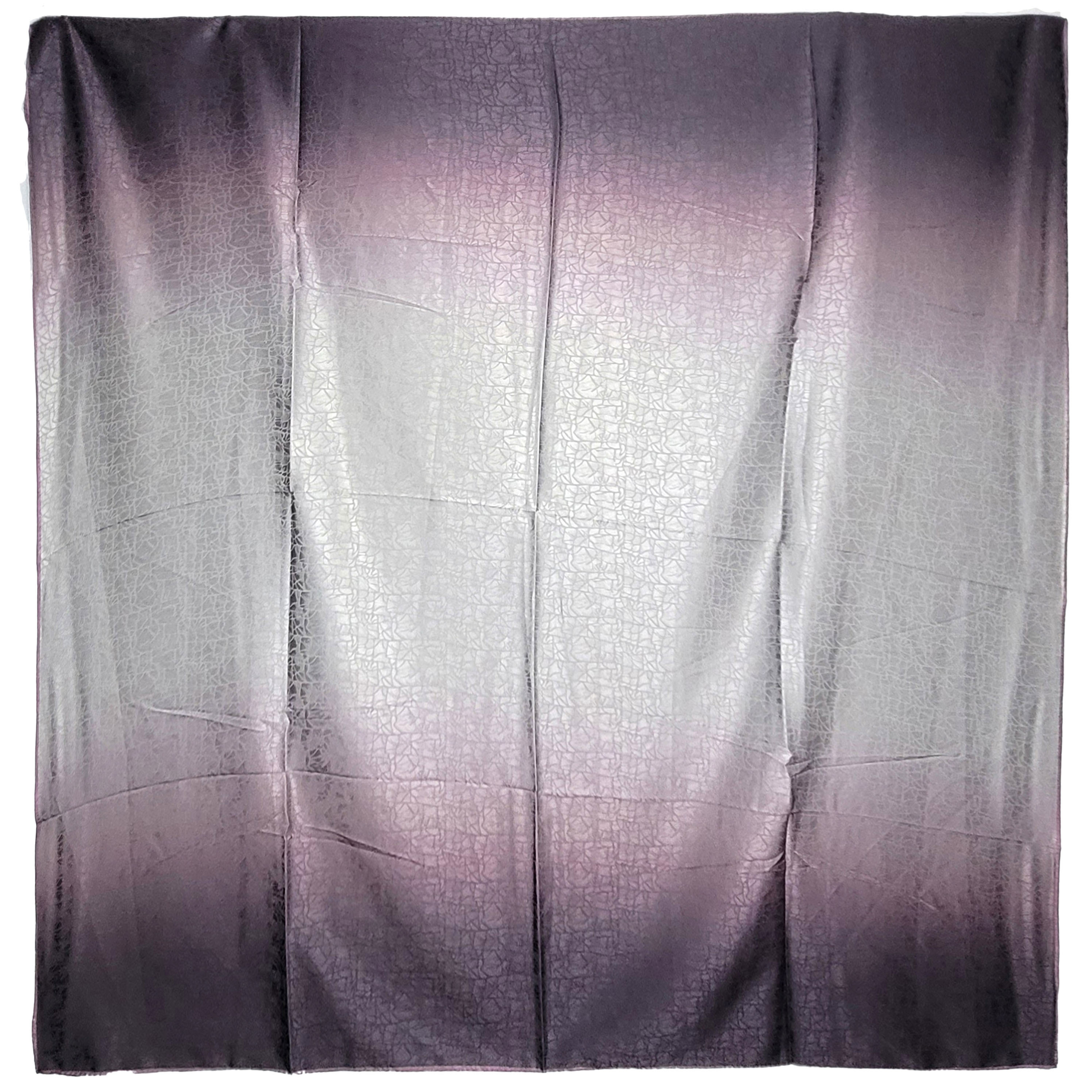 Nwt Double Sided Silk Scarf 52"X52" Large Square Shawl Wrap Xiangyunsha 3651